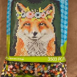 Perler Bead Kit Fox New And Sealed