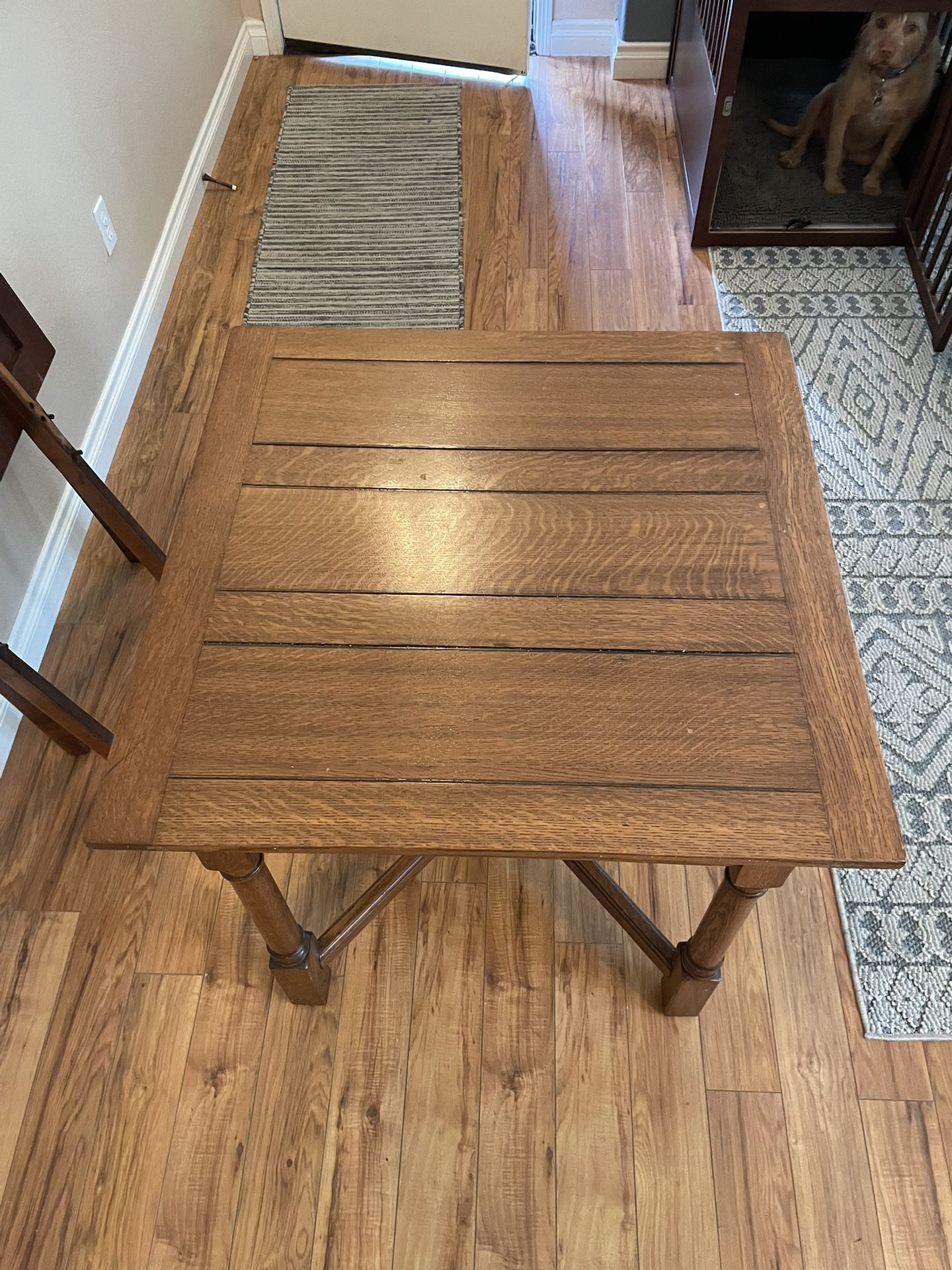 Antique Wood Kitchen Table