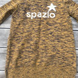 Mens Spazio mock neck sweater. size L