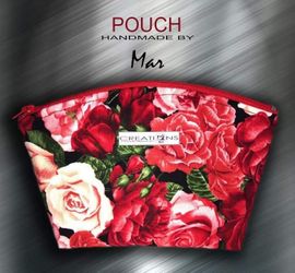 All purpose pouch floral cotton