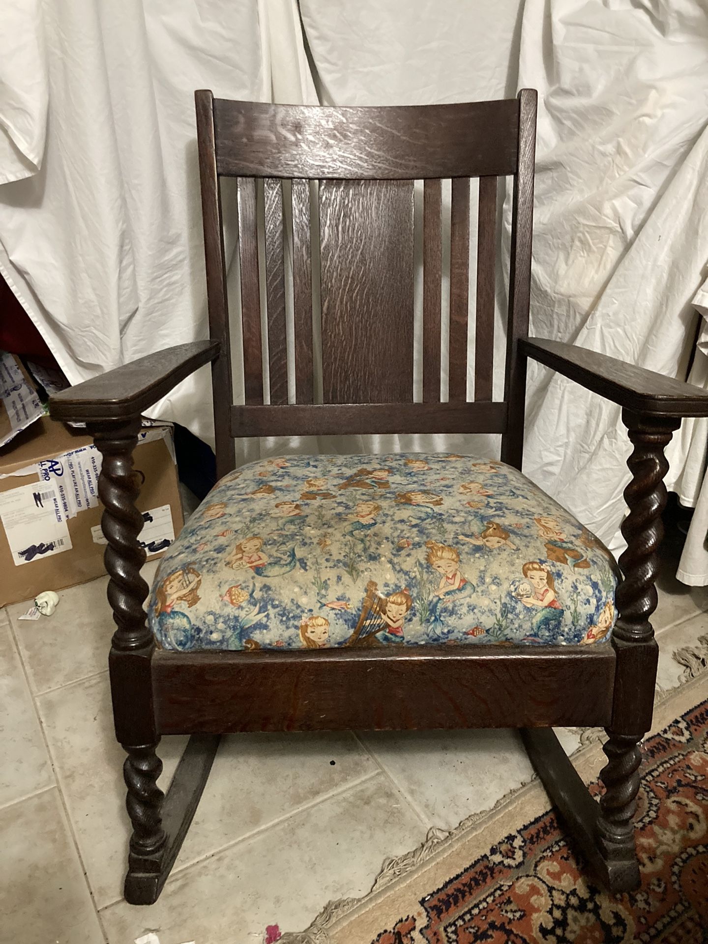 Barley Twist Rocking Chair-CLEARANCE