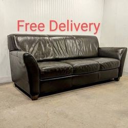 Natuzzi Leather Sofa Couch
