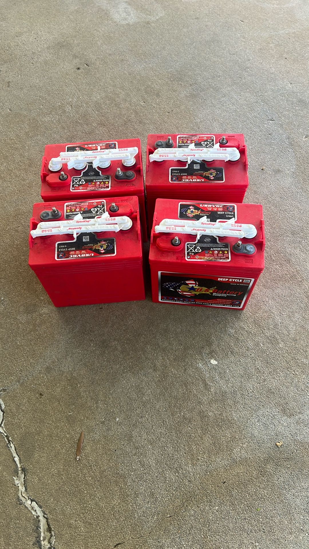Golf cart batteries