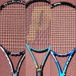Tennis Racquets (See Description)