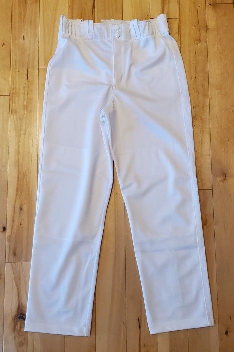 NEW Adidas Boys Adjustable Length Baseball Pants (L)