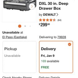 TOUGHSYSTEM 2.0 DXL 30 in. Deep Drawer Box by DEWALT