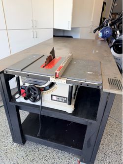 Table-saw work bench