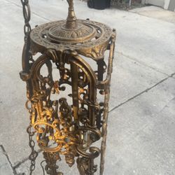 1970 Cast Iron Lamp