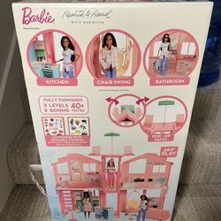 Barbie townhouse play set 