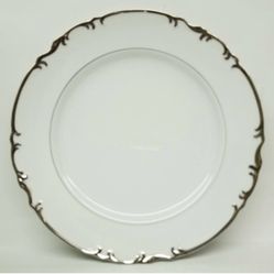 10 3/8" DINNER PLATE - NICE! Set of 12 Vintage Fashion Manor Fine China - Mariton (Japan)