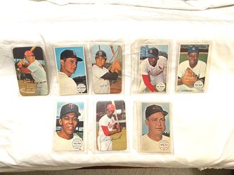 Great condition Topps 1971 and 1964 (super & giant) baseball trading cards