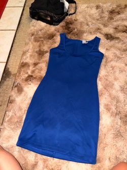 Blue dress