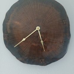 HANDMADE CHERRY WOOD CUSTOM CLOCK