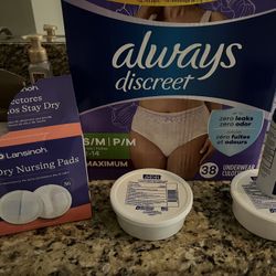 Postpartum recovery stuff