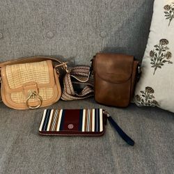 New Tory Burch Wallet and 2 Other Purses