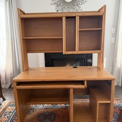 Desk and Cabinet