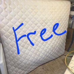 free king mattress and box springs 