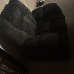Dark Grey Recliner 