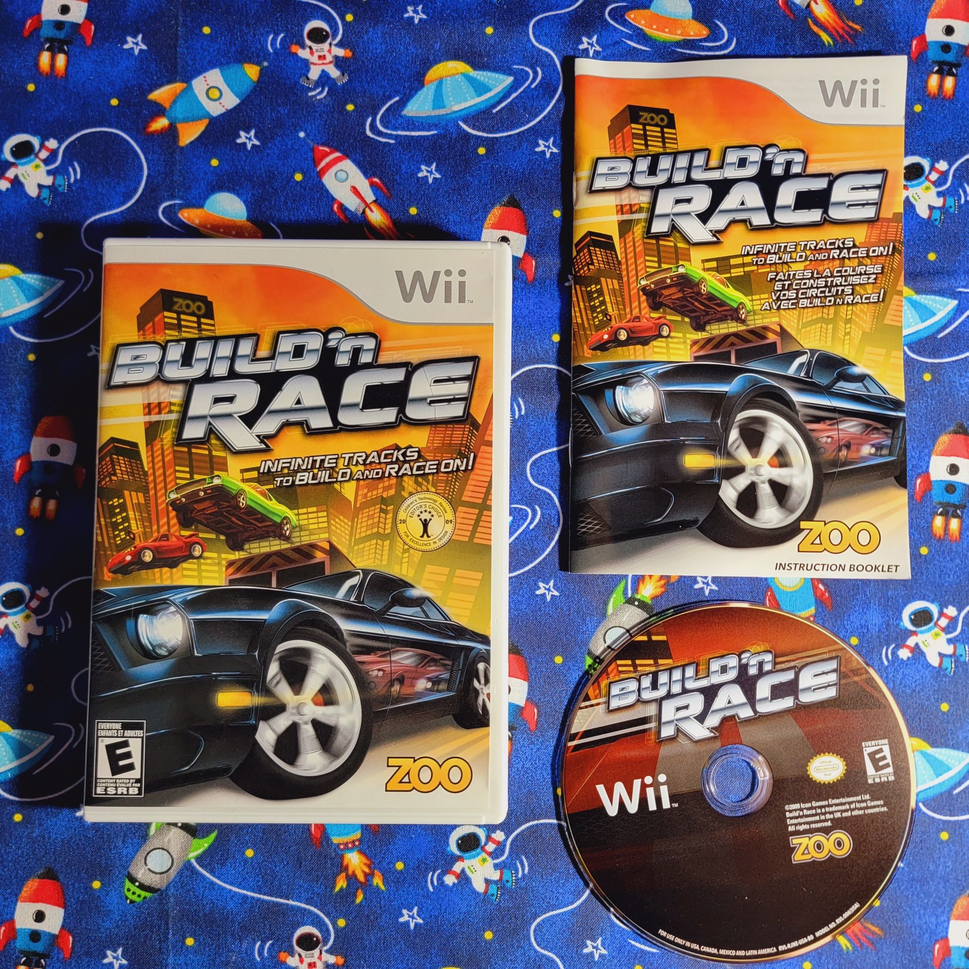 Build N’ Race Nintendo Wii Wii U Complete CIB
