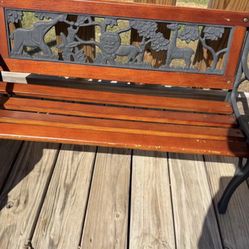 Children’s CAST IRON bench 