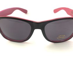 Black & Hot Pink Sunglasses UV400 Protection Unisex