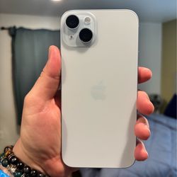 Unlocked Blue iPhone 15 plus 512GB.