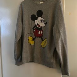 Gray Disney Mickey Mouse Sweater