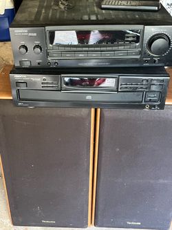 1994 kenwood receiver & cd player
