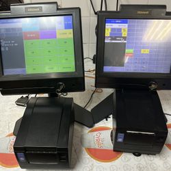 POS SYSTEM WITH TWO PRINTER 