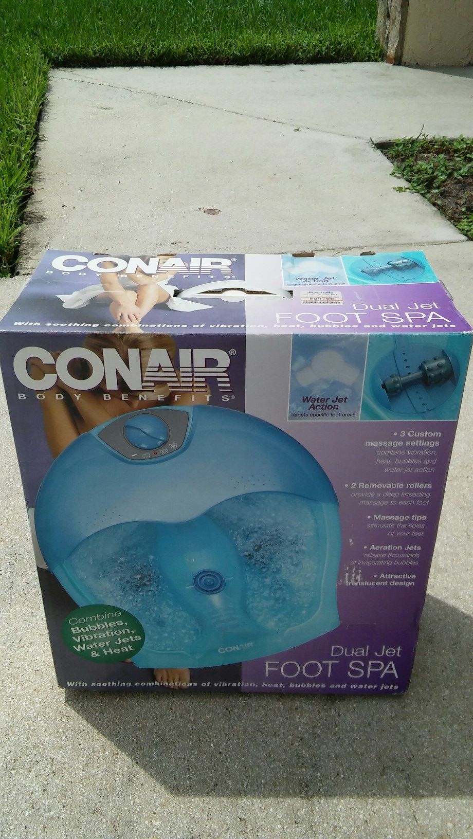 CONAIR Dual Jet Foot Massage Spa