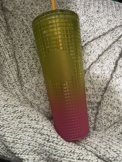 Starbucks Lemon Grid Bling Venti Tumbler 24 oz.