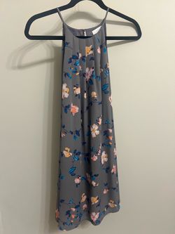 Lush dress grey extra small
