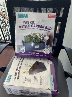 Fabric Raised Garden Bed. 3 Cubes