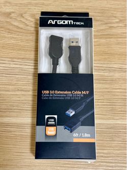 Argom Tech USB 3.0 Extension Cable 6ft