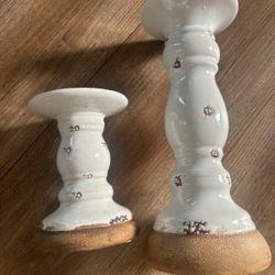Set Of Ceramic Candle Holder