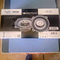 Soundstream 5.25 Audio Speakers Brand New In The Box