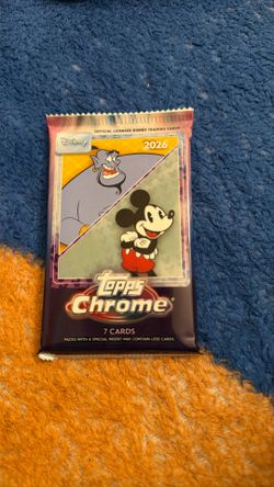 Tops chrome Disney 2026 single booster packs