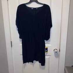 New with tags Lands' End Swim | Lands End Short Sleeve Gathered Waist Kaftan Swim Coverup size M-L