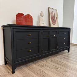 Beautiful Restored Dresser / Credenza   78”L x 19”W x 32.5”H