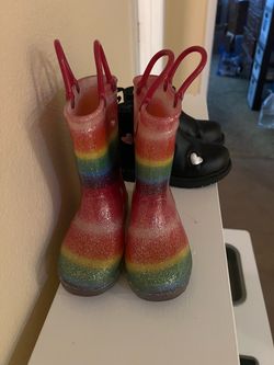 Little girls rainboots