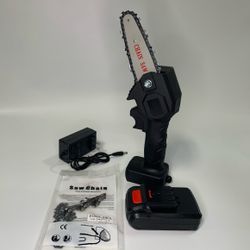 Mini 4-Inch 24v Cordless Electric Protable Chainsaw