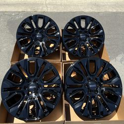 22” GMC Denali Yukon Wheel Rims Black