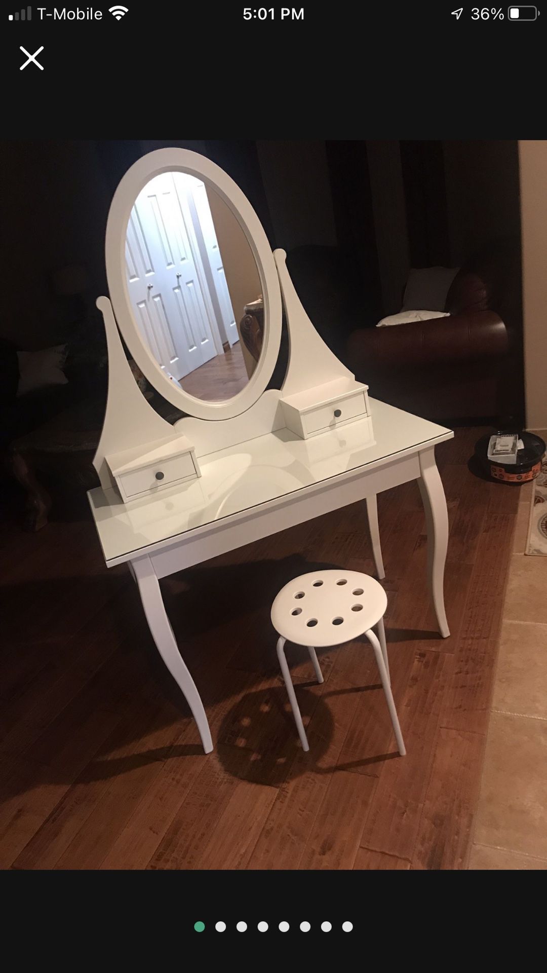 Ikea HEMNES Dressing Table With Mirror