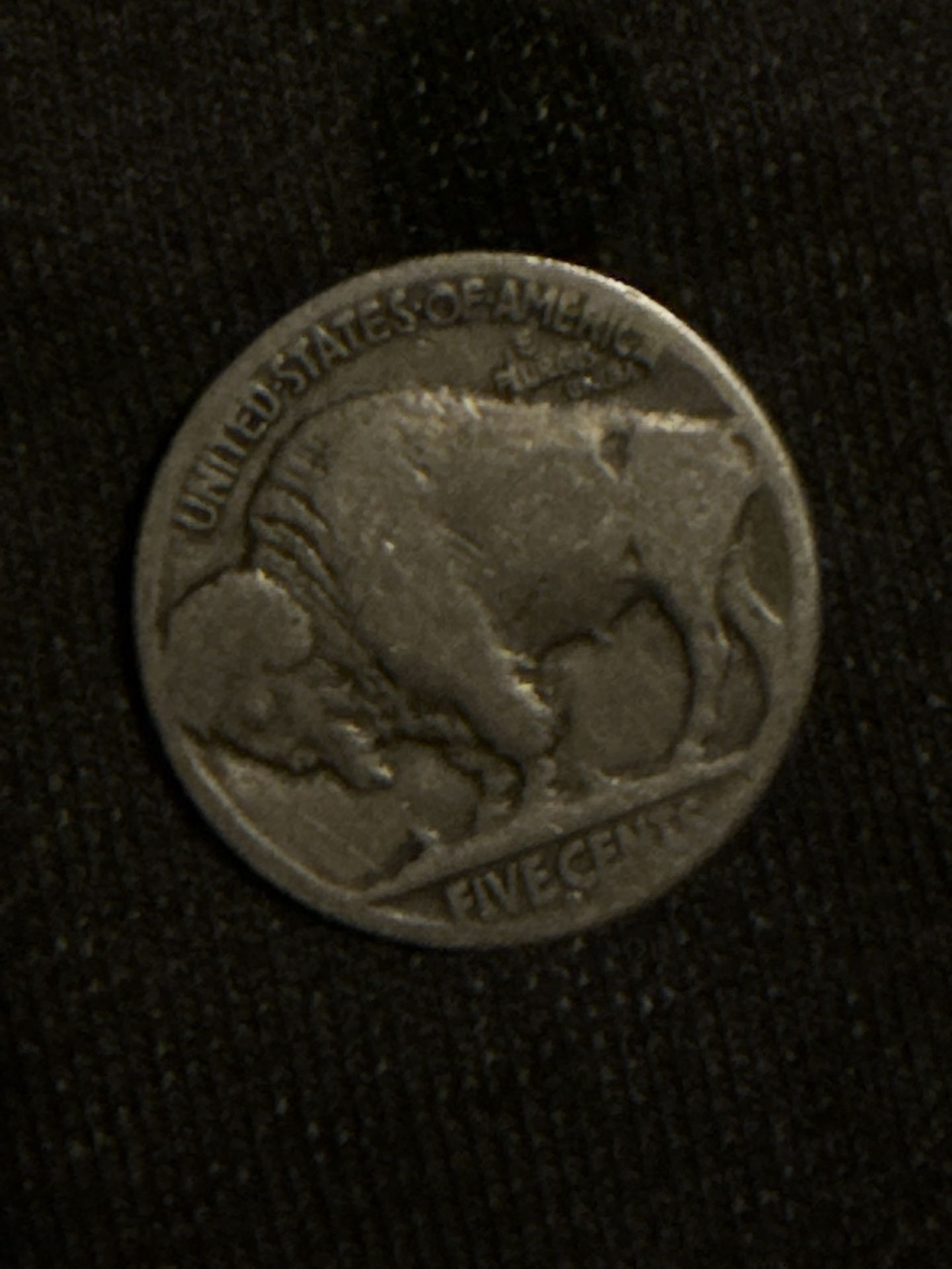 Búfalo 5 Cent Coin No Date