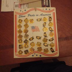 1990 91 Desert Storm Pins Rare Collection Set