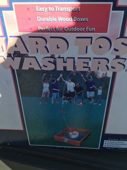 Backyard washer toss game