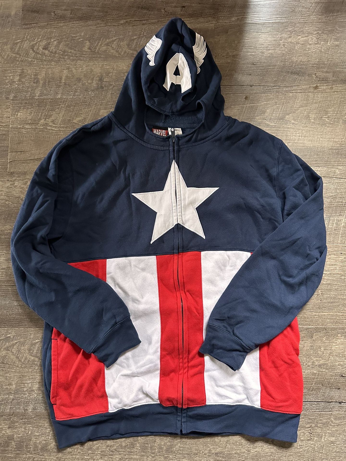 Captain America XL Sweater - Adult Costume