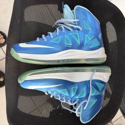 Nike LeBron 10 Blue Diamond. Size 10.5 No Box. Excellent Condition.  $110