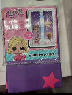 LOL Surprise Window Curtains/Panels