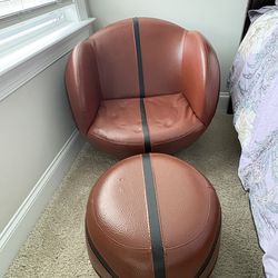 Kids basketball chair set